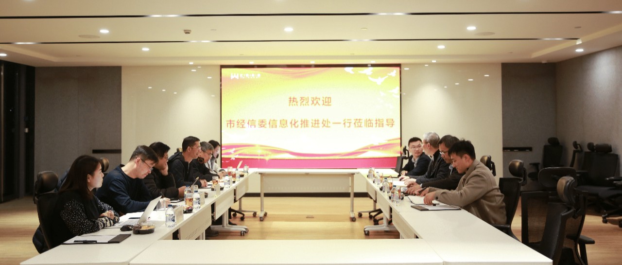 上海市經信委信息化推進處蒞臨匯納科技調研指導